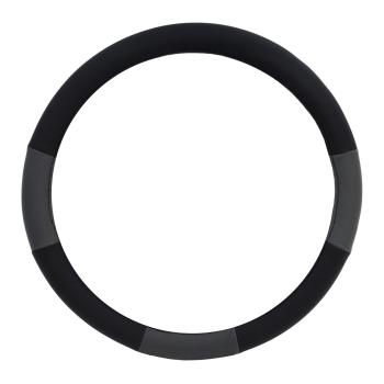 Xkeribom Lenkradbezug 37-38cm Lenkradschoner Lenkradschutz Schwarz Grau